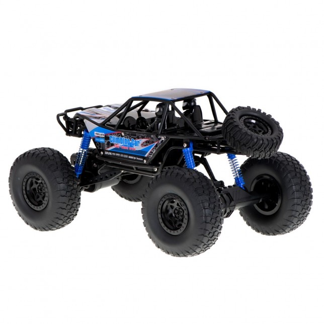RC kalnų automobilis, mėlynas