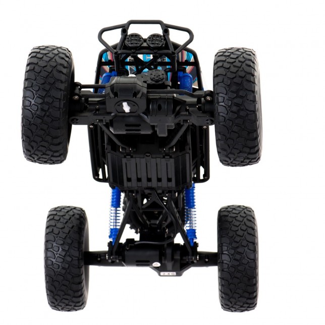RC kalnų automobilis, mėlynas