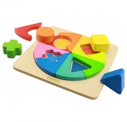 Geometrinių figūrų medinis rinkinys