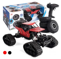 RC 2in1 automobilis Rock Crawler 4x4 raudonos spalvos