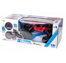 RC 2in1 automobilis Rock Crawler 4x4 raudonos spalvos