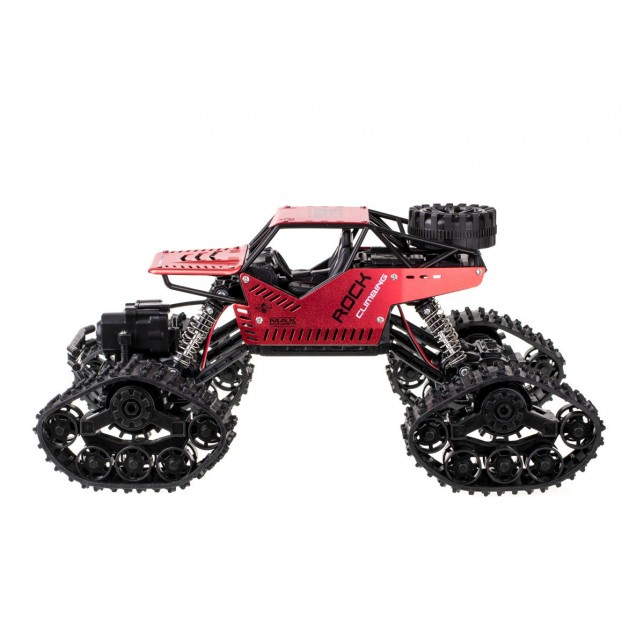 RC 2in1 automobilis Rock Crawler 4x4 raudonos spalvos