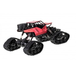 RC 2in1 automobilis Rock Crawler 4x4 raudonos spalvos
