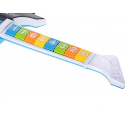 Elektrinė roko gitara su mikrofonu