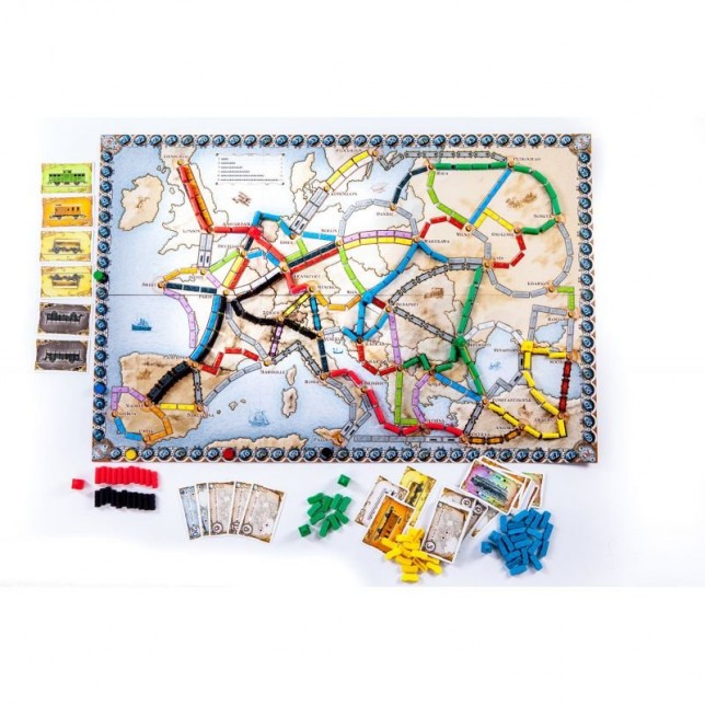 Stalo žaidimas "Ticket to ride: Europe"