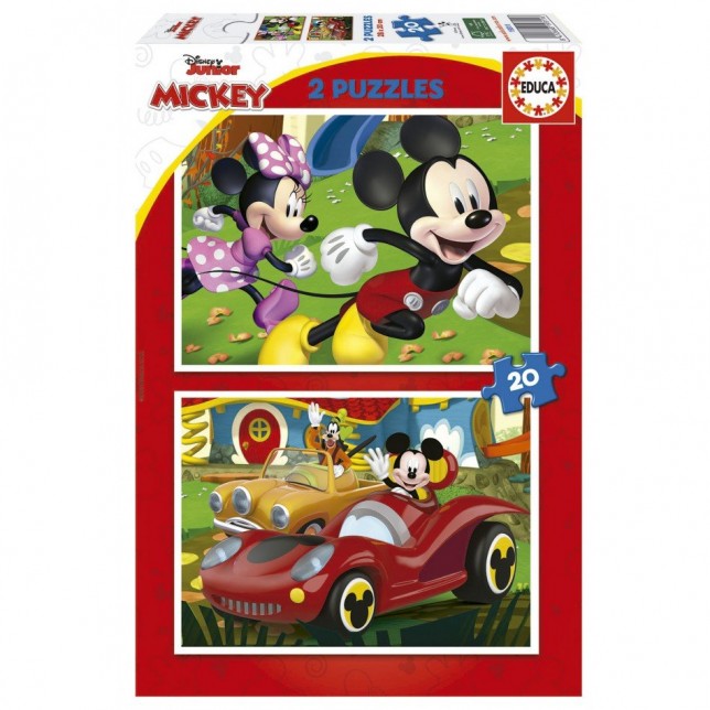 2 dėlionės ''MICKEY MOUSE'' 3m.+
