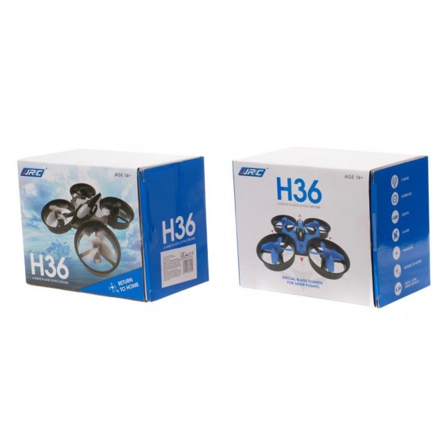 Juodos spalvos RC dronas - JJRC H36 MINI