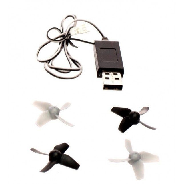 Juodos spalvos RC dronas - JJRC H36 MINI