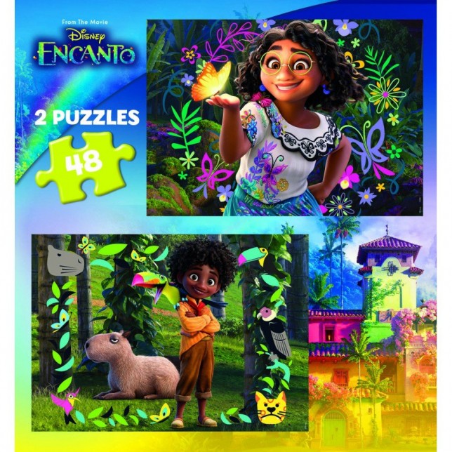 2 dėlionės ''Encanto'' 4-6m., 48d.