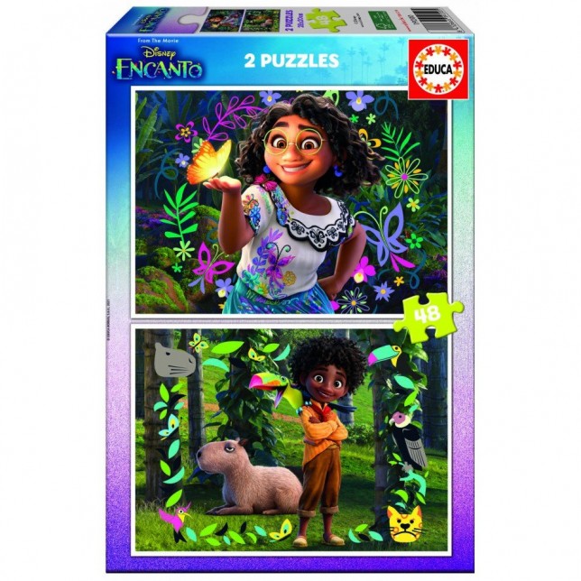 2 dėlionės ''Encanto'' 4-6m., 48d.