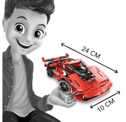 Konstruktorius su nuotolinio valdymo pultu "Sportinis automobilis"