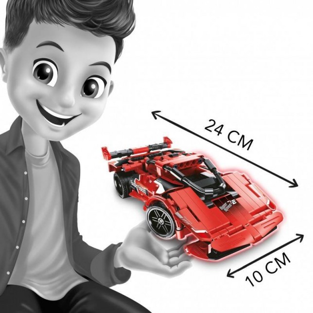 Konstruktorius su nuotolinio valdymo pultu "Sportinis automobilis"