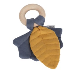 Kūdikių žaisliukas su mediniu žiedeliu