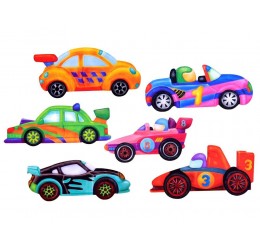 6 magnetukų komplektas - "Nuspalvink automobilį"