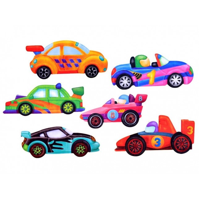 6 magnetukų komplektas - "Nuspalvink automobilį"