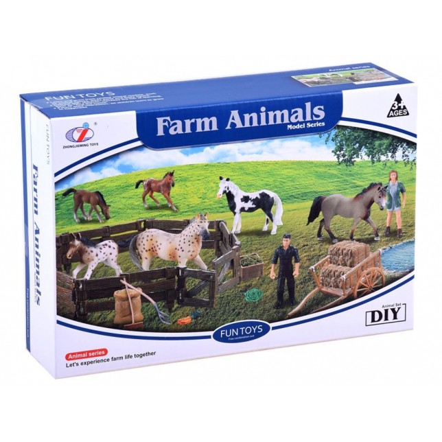 Vaikiškas žaidimas "Arklių ferma"
