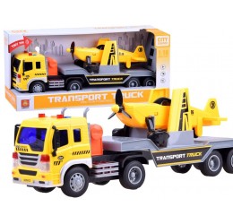 Transporto sunkvežimis su lėktuvu