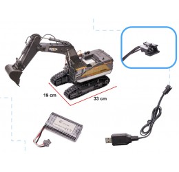 H-Toys RC nuotolinio valdymo ekskavatorius