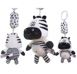 Barškutis - pakabukas "Zebras"