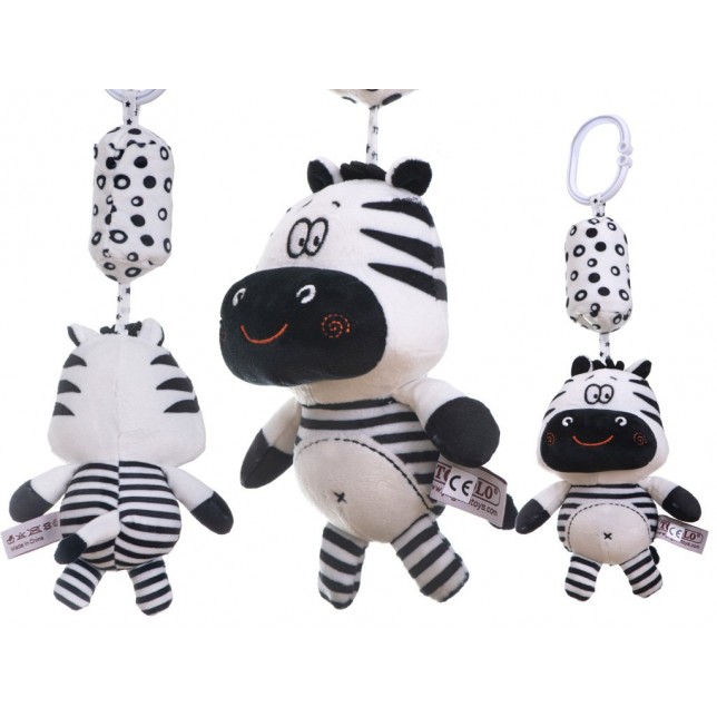Barškutis - pakabukas "Zebras"