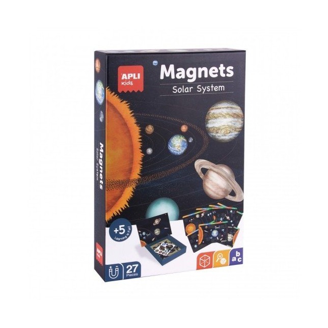 Magnetinė dėlionė "Saulės sistema"