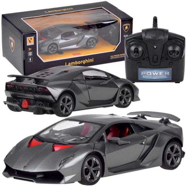 RC automobilis "Lamborghini", juodas