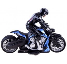 RC sportinis motociklas, mėlynas
