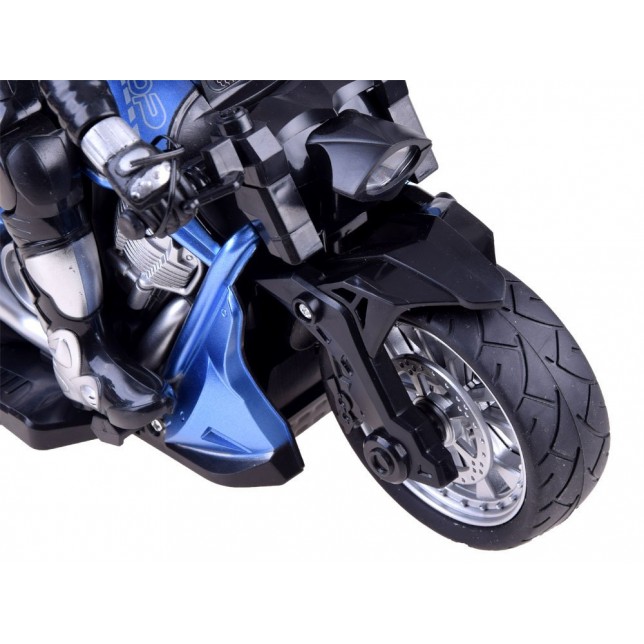 RC sportinis motociklas, mėlynas