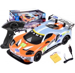 RC sportinis automobilis, oranžinis