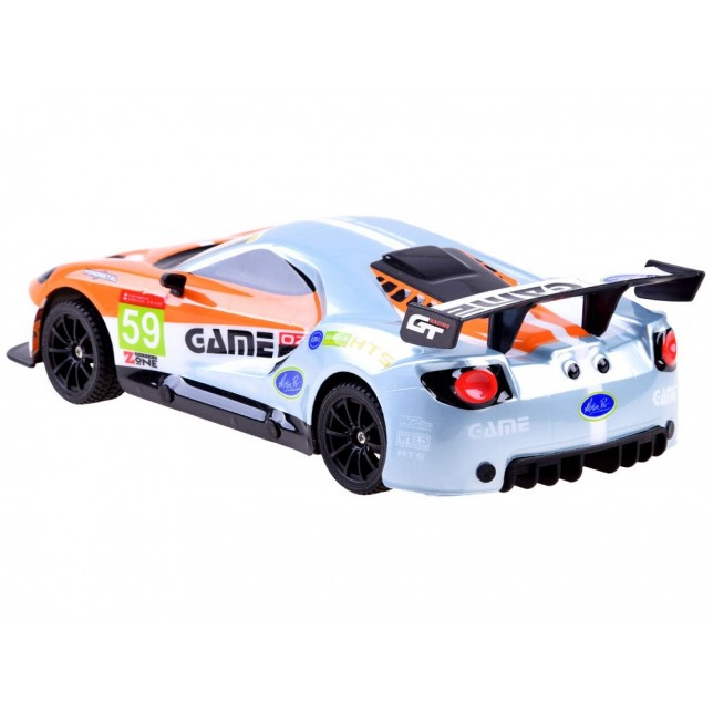 RC sportinis automobilis, oranžinis