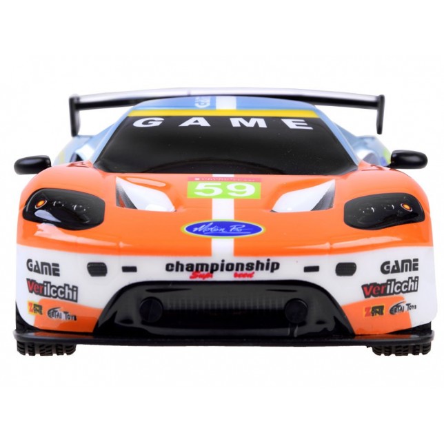 RC sportinis automobilis, oranžinis