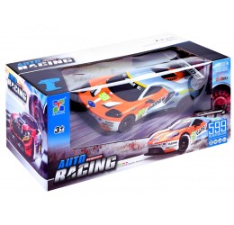RC sportinis automobilis, oranžinis