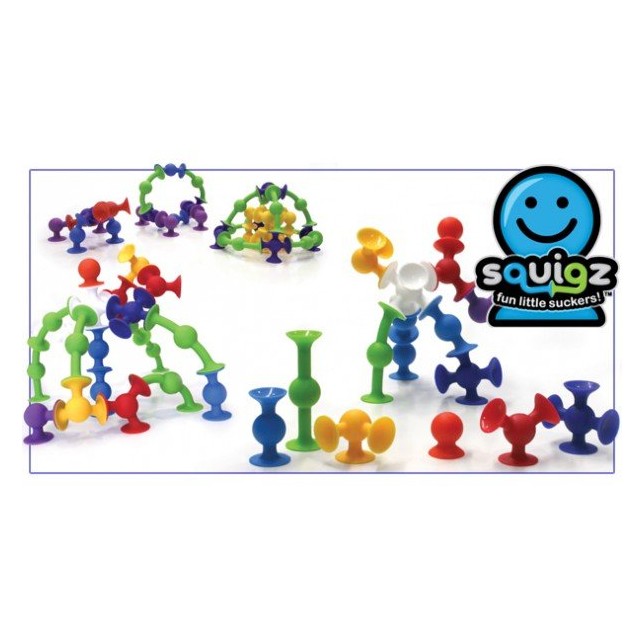Edukaciniai lipšniukai Squigz, 22 vnt.