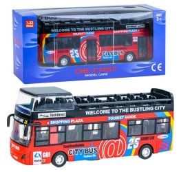 Metalinis autobusas, raudonas
