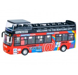 Metalinis autobusas, raudonas