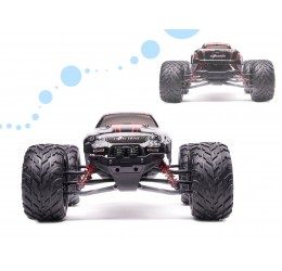 RC Monstras automobilis raudonos spalvos valdomas nuotolinio valdymo pulteliu