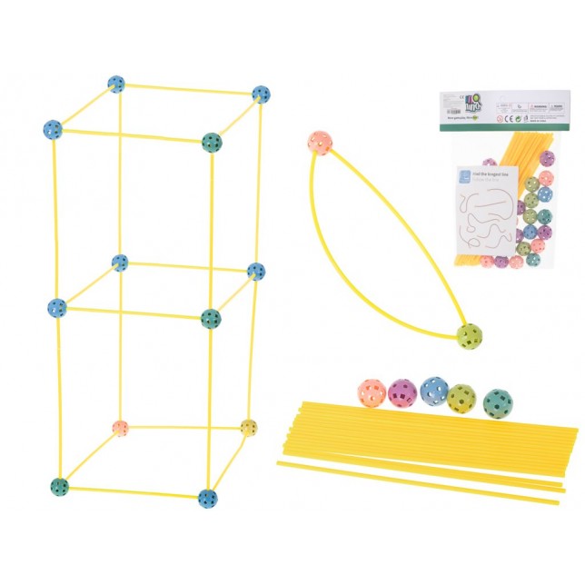 Konstruktorius sticks lazdelės 75 vnt.