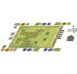 Strateginis stalo žaidimas "Saboteur Forest"