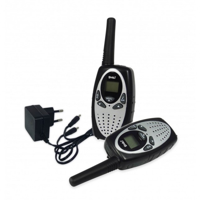 Įkraunamų racijų komplektas "Walkie talkie"
