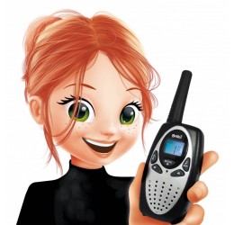 Įkraunamų racijų komplektas "Walkie talkie"