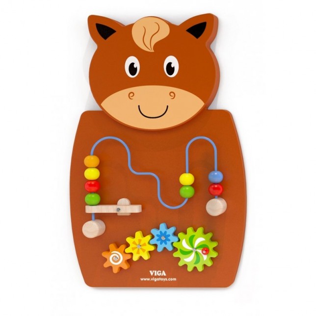 Viga Toys edukacinė lenta ''Arkliukas''
