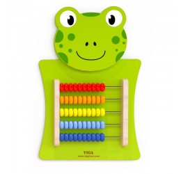 Viga Toys medinė skaičiuoklė ''Varlytė''
