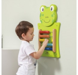 Viga Toys medinė skaičiuoklė ''Varlytė''