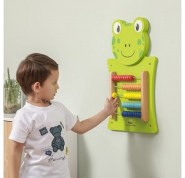 Viga Toys medinė skaičiuoklė ''Varlytė''