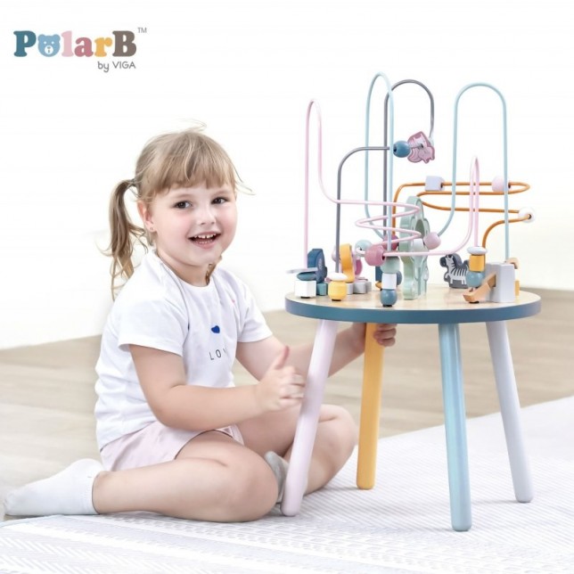Viga Toys mokomasis staliukas ''Labirintai''
