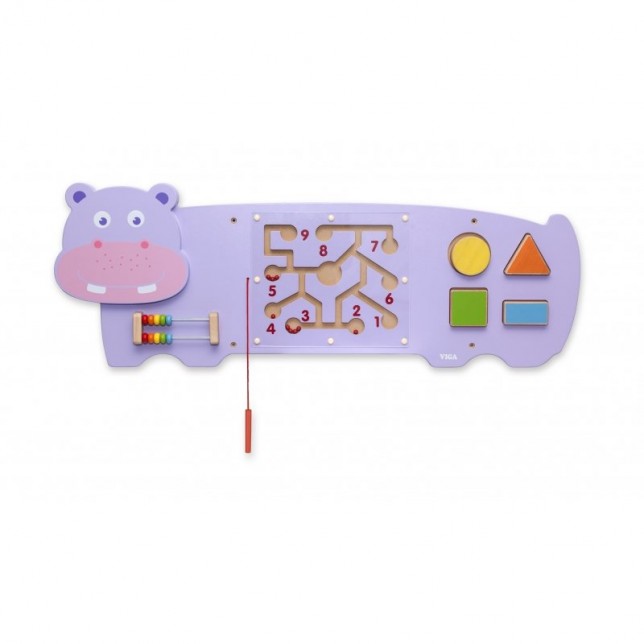 Viga Toys edukacinė lenta ''Begemotas''