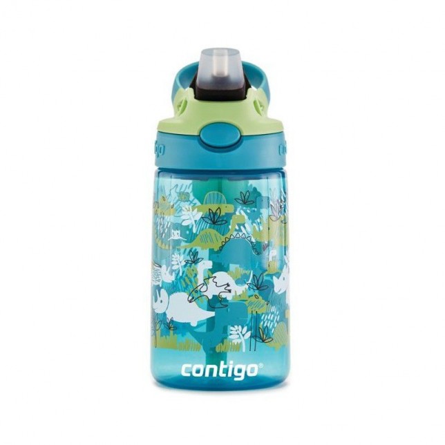 Vaikiška Contigo gertuvė "Žalieji dinozaurai" 420ml