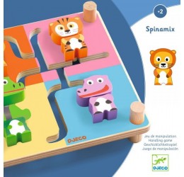 Djeco lavinamasis medinis labirintas "Spinamix"