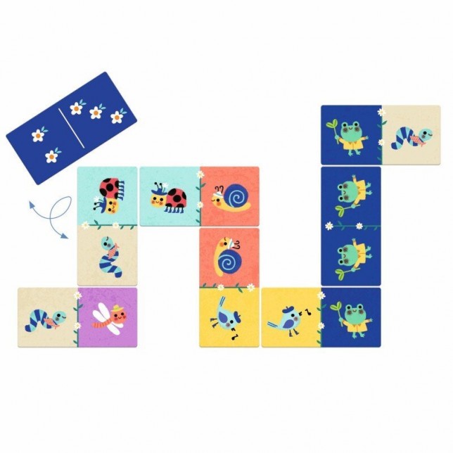 Djeco Domino dėlionė "Maži gyvūnai"