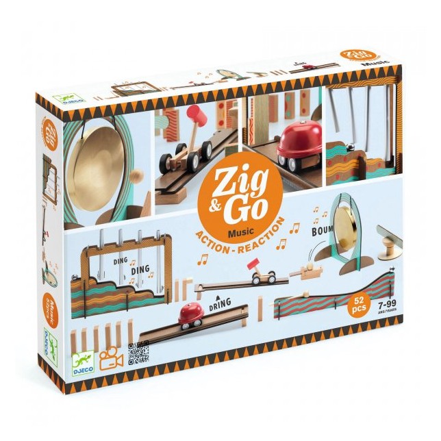 Statybinis rinkinys "Zig & Go muzika" 52 dalys